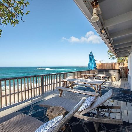 Hawaii Oceanfront Beach House Paradise On The Beach Family Activities ハレイワ エクステリア 写真